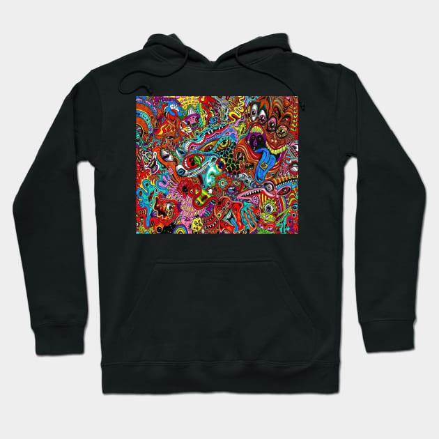 Trippy Cartoon Hoodie by TripoffGeloEDM